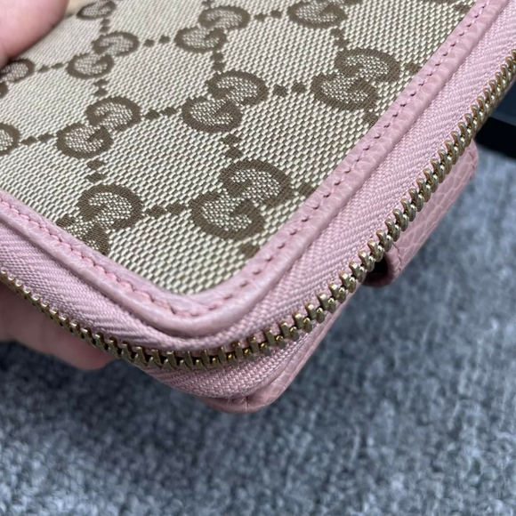 100% Authentic Gucci Leather Wallet 215-10924 - Picture 4 of 12